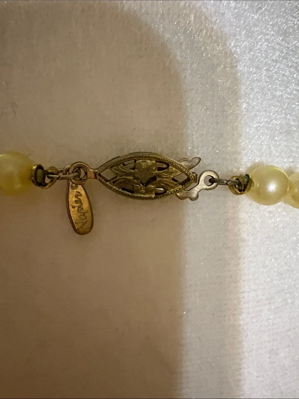 8” Faux Pearl Necklace